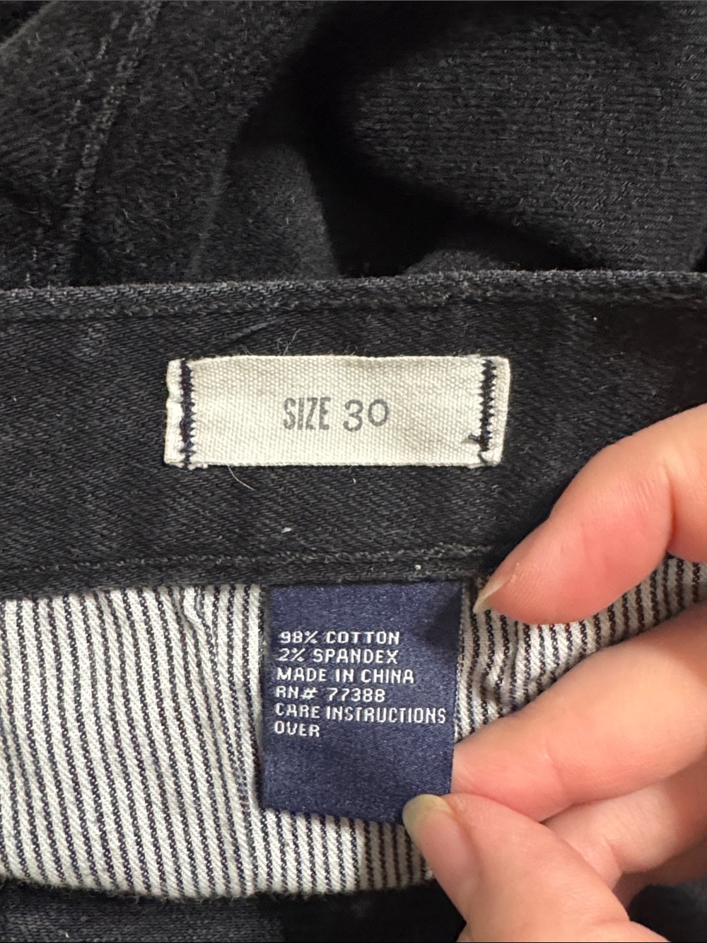 Madewell Skinny Skinny Ankle Jeans in Black size 30 - Picture 12 of 13